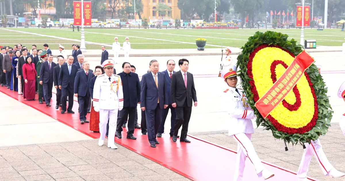 Lãnh đạo Đảng, Nhà nước vào Lăng viếng Bác nhân dịp Tết Nguyên đán Bính Ngọ