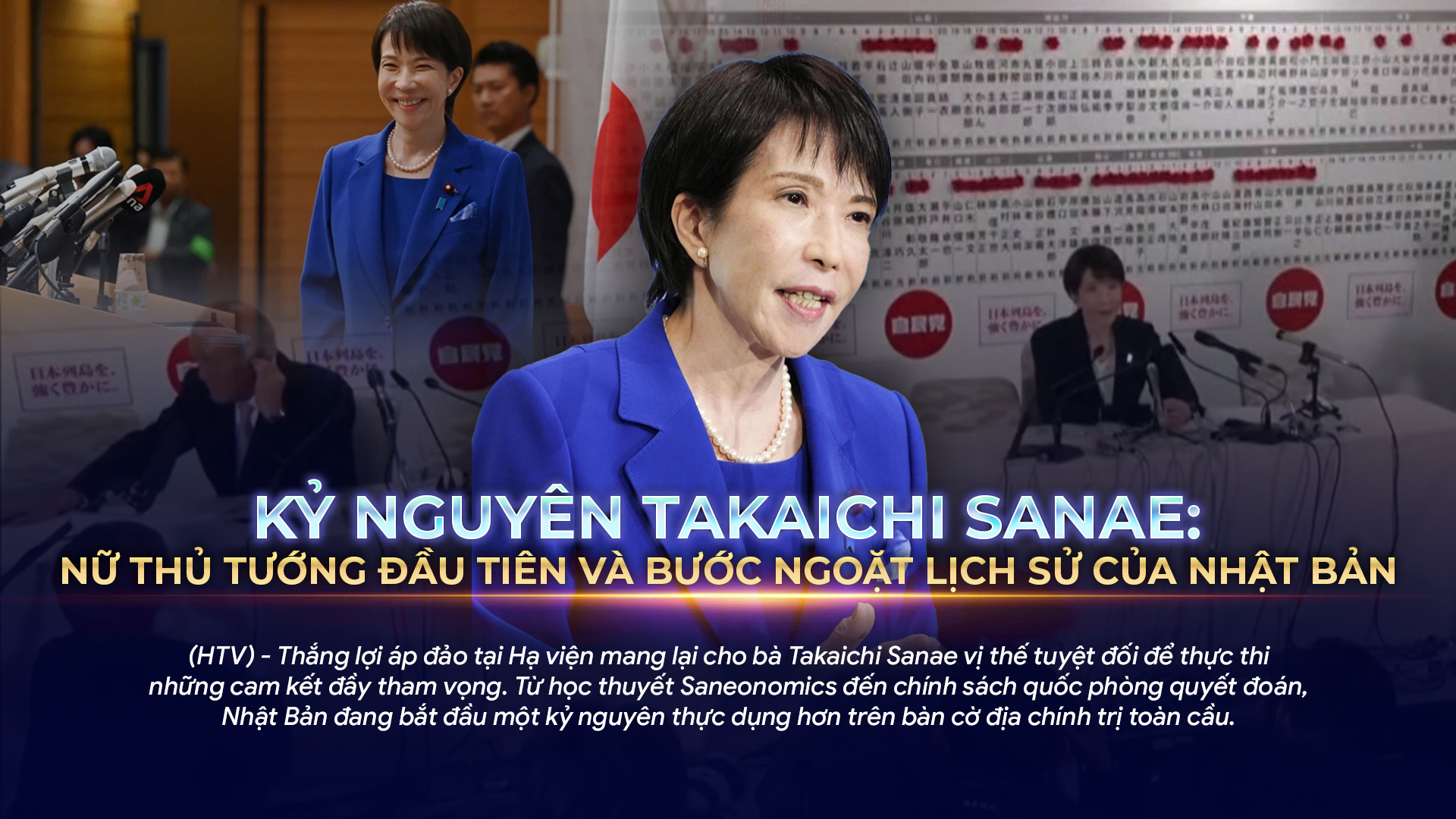 LONGFORM: Kỷ nguyên Takaichi Sanae - Nữ Thủ tướng đầu tiên và bước ngoặt lịch sử của Nhật Bản