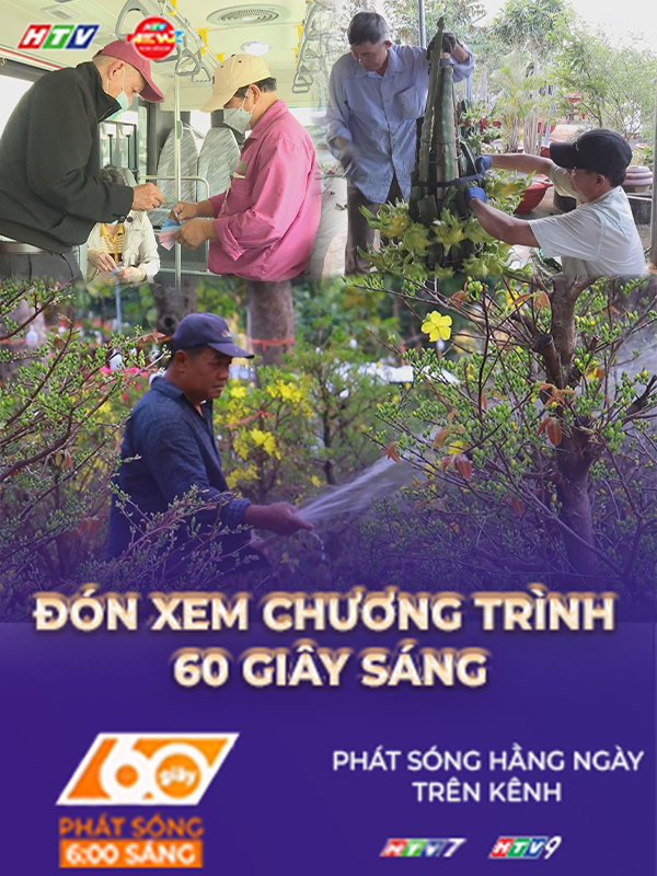 60 Giây ngày 15/2/2026 | TP. Hồ Chí Minh: Thời gian miễn phí vé xe buýt dịp Tết