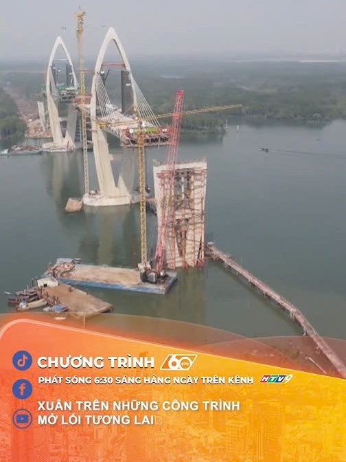 Xuân trên những công trình mở lối tương lai