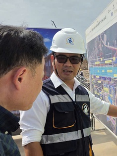 Nhà ga T2 sân bay Phú Quốc đã thi công đến phần mái