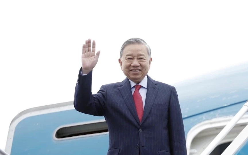 Tổng Bí thư Tô Lâm lên đường tham dự cuộc họp khai mạc Hội đồng Hòa bình về Gaza