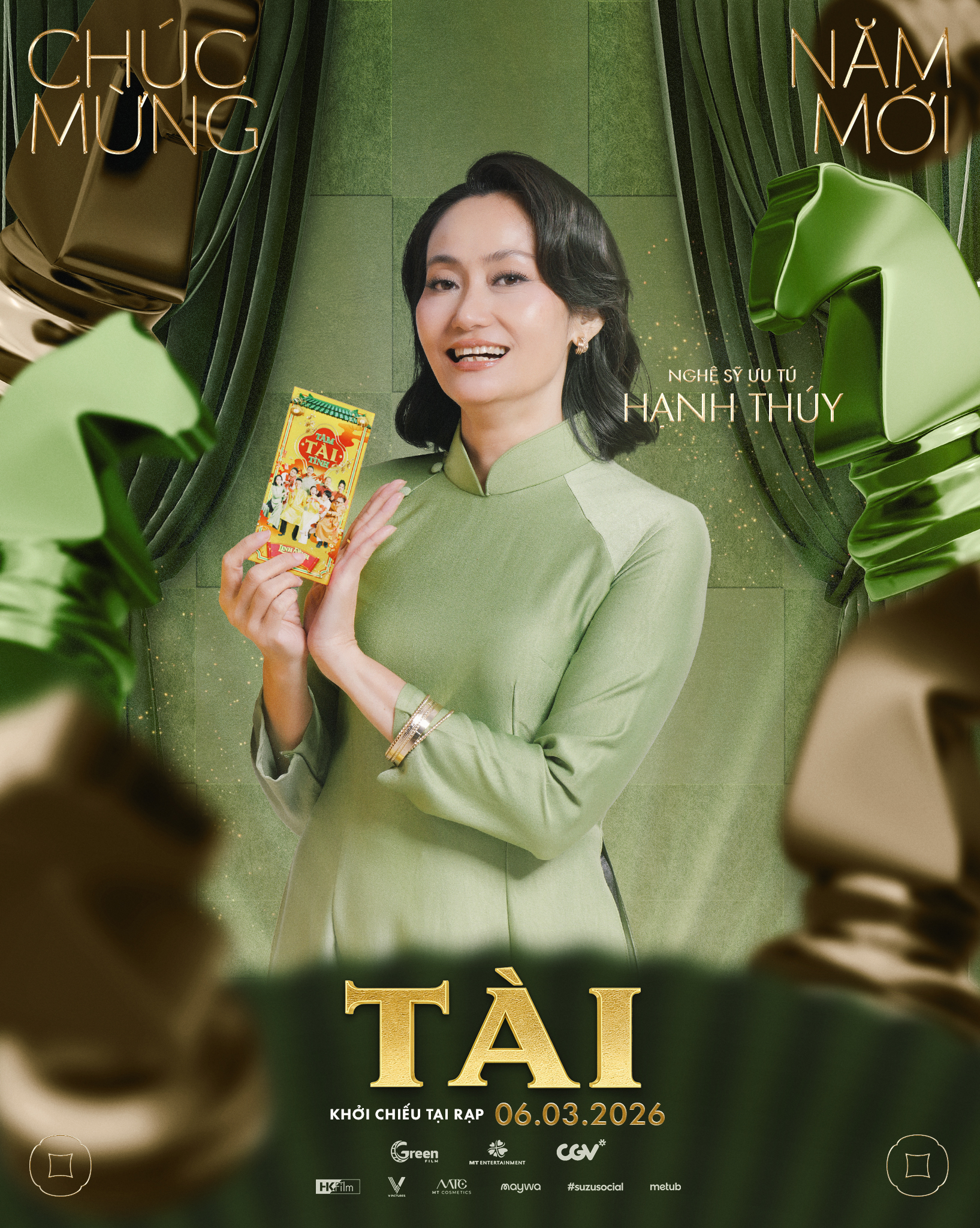 Mỹ Tâm, Mai Tài Phến cùng ê-kíp phim Tài diện áo dài rộn ràng chúc Tết - Ảnh 7.