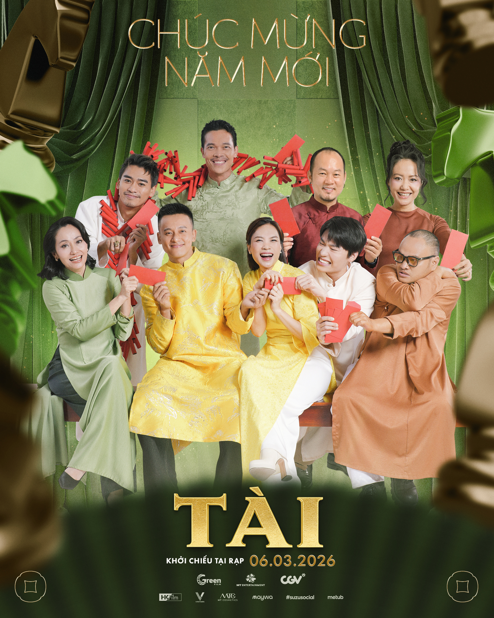 Mỹ Tâm, Mai Tài Phến cùng ê-kíp phim Tài diện áo dài rộn ràng chúc Tết - Ảnh 12.