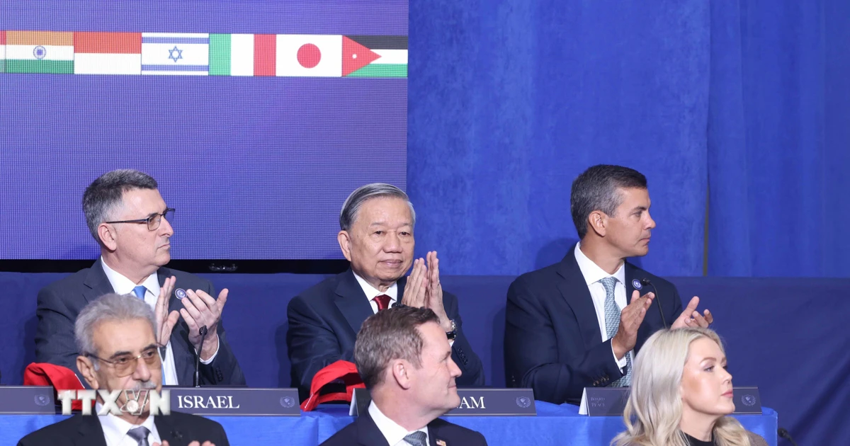 Tổng Bí thư Tô Lâm tham dự cuộc họp khai mạc Hội đồng Hòa bình về Dải Gaza