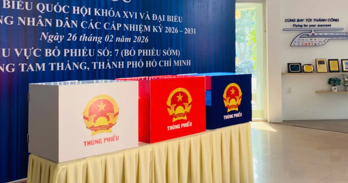 TP. Hồ Chí Minh: Sẵn sàng tại khu vực bầu cử sớm