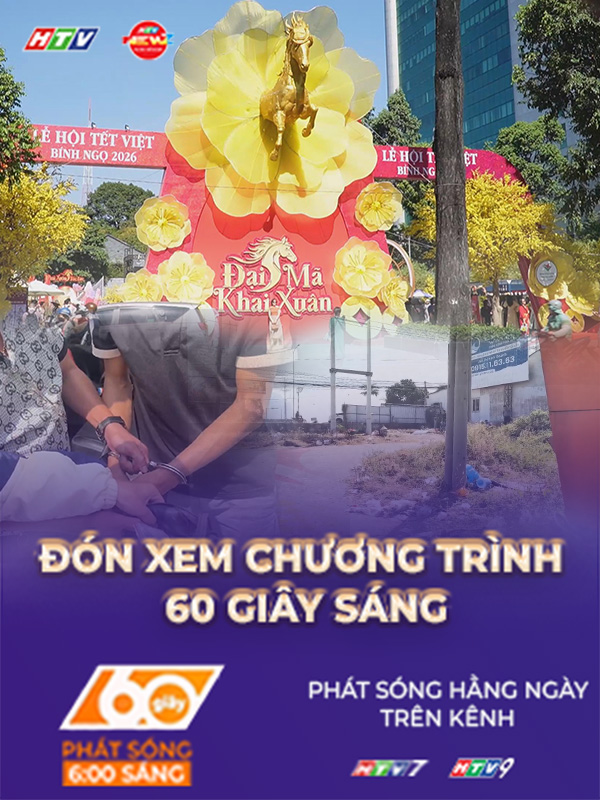 60 Giây ngày 3/2/2026 | Đồng Nai: Bắt 2 đối tượng tàng trữ, mua bán ma túy