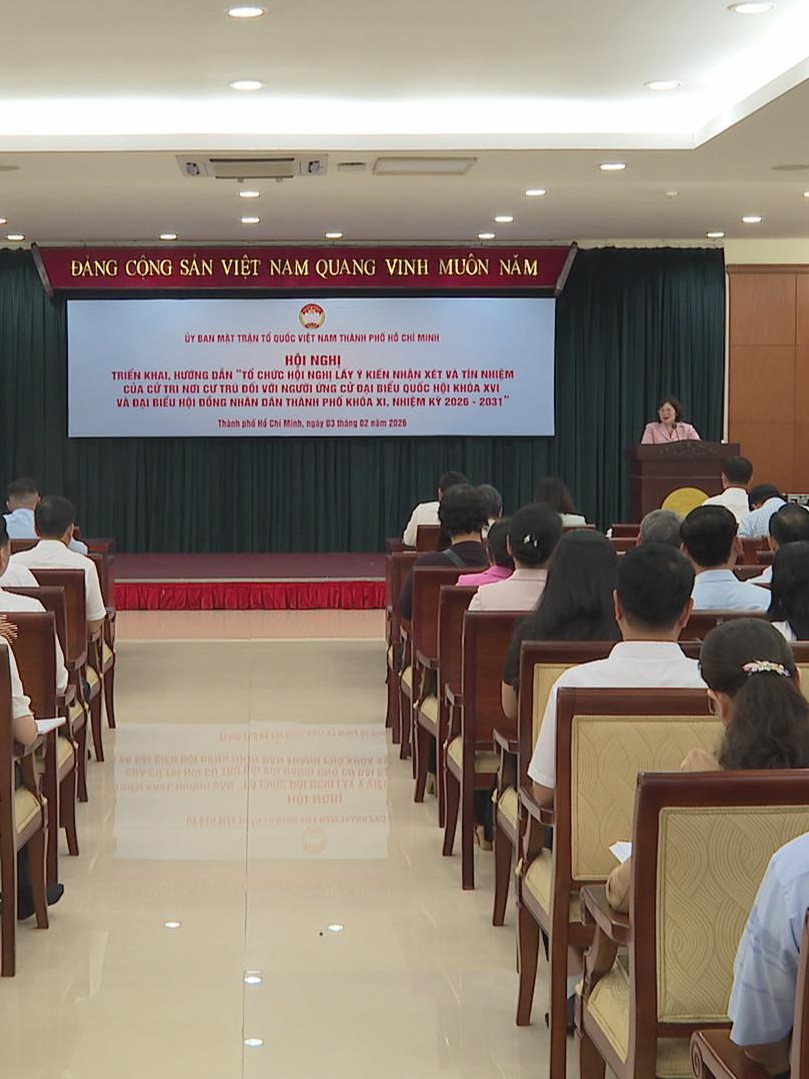 TP. Hồ Chí Minh tổ chức hội nghị lấy ý kiến nhận xét và tín nhiệm của cử tri nơi cư trú đối với người ứng cử đại biểu Quốc hội khóa XVI