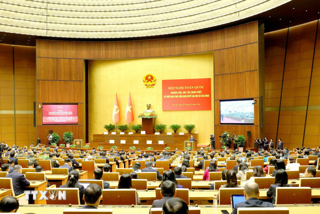 Hội nghị quán triệt Nghị quyết Đại hội XIV: 10 nhóm nhiệm vụ công tác xây dựng Đảng - Ảnh 6.