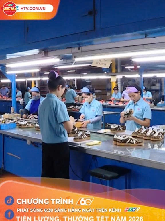 Tiền lương, thưởng Tết năm 2026 của người lao động tăng cao