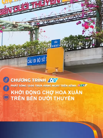 Khởi động chợ hoa xuân trên bến dưới thuyền