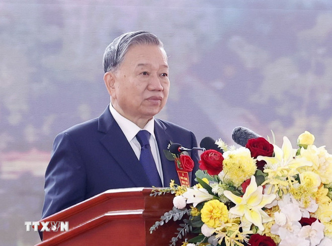 Tổng Bí thư: Đưa Trường Phổ thông nội trú thành "cột mốc mềm" về giáo dục vùng biên - Ảnh 4.