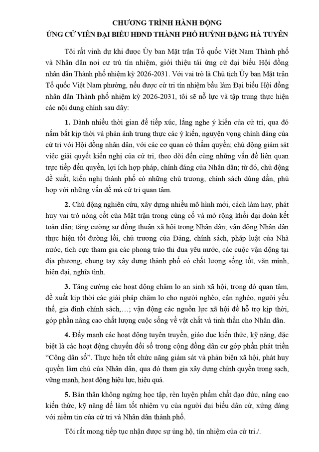 Bà  trúng cử Đại biểu Hội đồng nhân dân TP. Hồ Chí Minh Khóa XI nhiệm kỳ 2026 - 2031 - Ảnh 1.