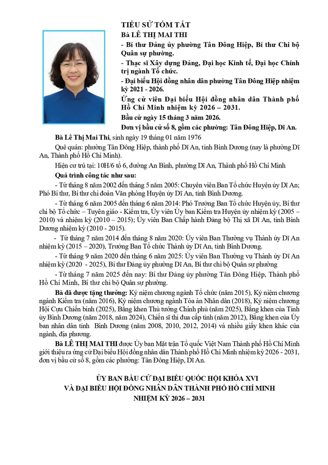 Ông Lê Minh Đức trúng cử Đại biểu Hội đồng nhân dân TP. Hồ Chí Minh Khóa XI nhiệm kỳ 2026 - 2031 - Ảnh 1.