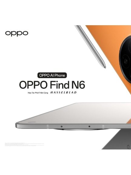 OPPO ra mắt Find N6 tại Việt Nam: Smartphone gập với “nếp gấp vô hình”, tích hợp A.I. Magic Pen
