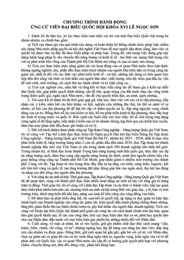 Ông Lê Ngọc Sơn trúng cử Đại biểu Quốc hội Khóa XVI - Ảnh 2.