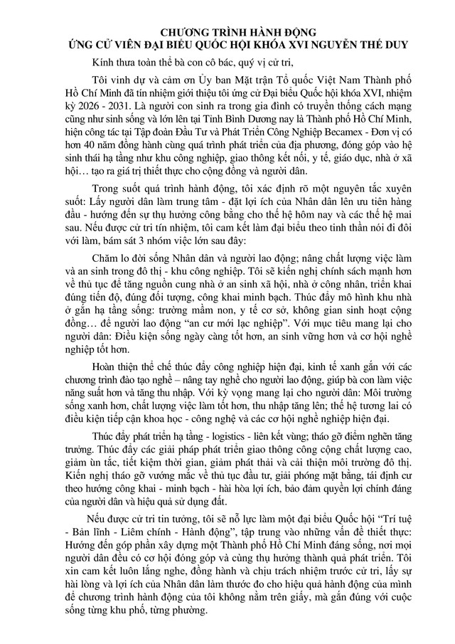 Ông Nguyễn Thế Duy trúng cử Đại biểu Quốc hội Khóa XVI - Ảnh 2.