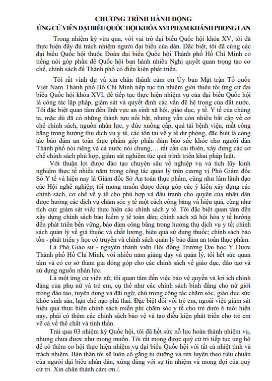 Bà Phạm Khánh Phong Lan trúng cử Đại biểu Quốc hội Khóa XVI - Ảnh 2.