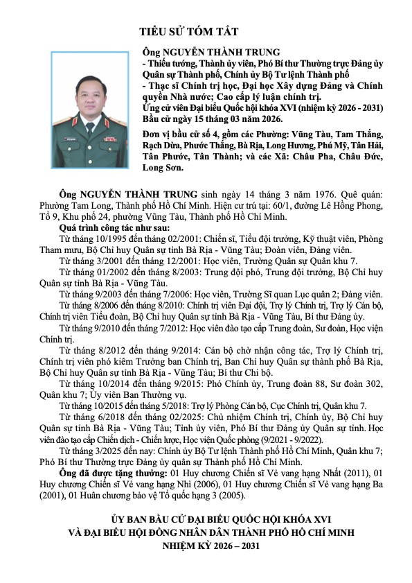 Ông Nguyễn Thành Trung trúng cử Đại biểu Quốc hội Khóa XVI - Ảnh 1.