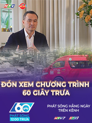 60 Giây ngày 3/3/2026 | Chương trình xe buýt điện đưa đón học sinh đến trường miễn phí