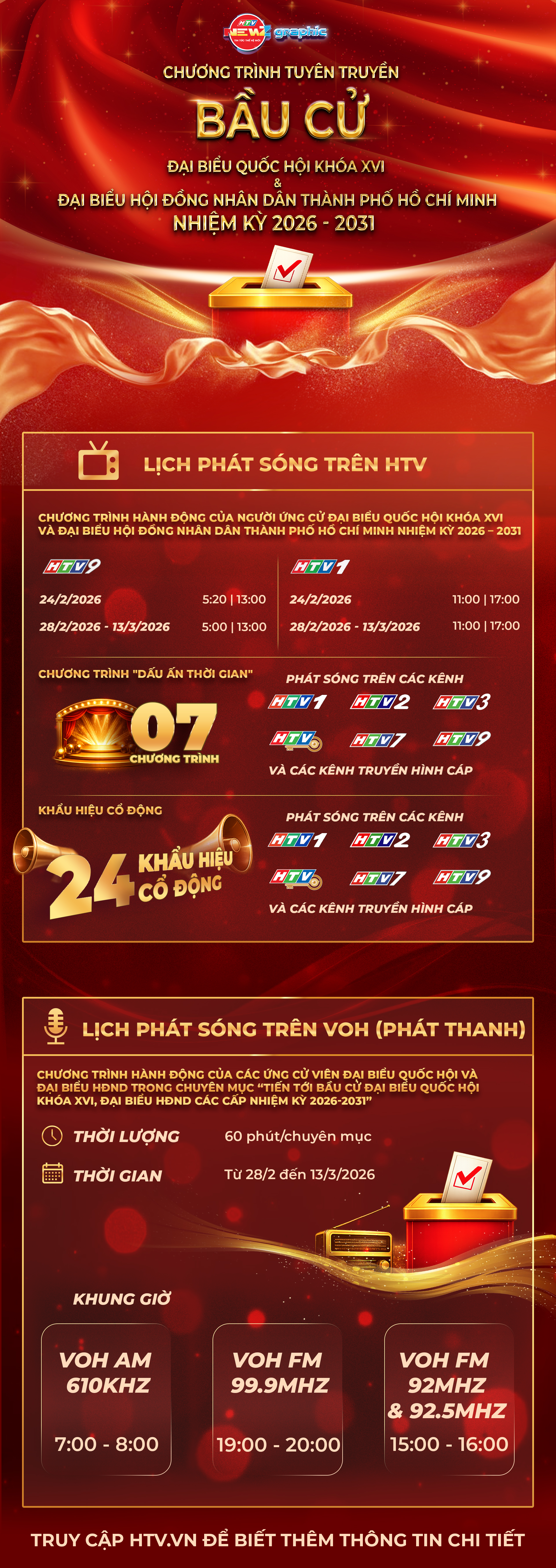 NewZgraphic: Sẵn sàng cho Ngày hội non sông - Lịch phát sóng tuyên truyền bầu cử 2026 - Ảnh 1.