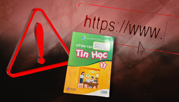 Chuyên gia giải mã vụ "link độc" trong sách Tin học lớp 3 - Ảnh 1.
