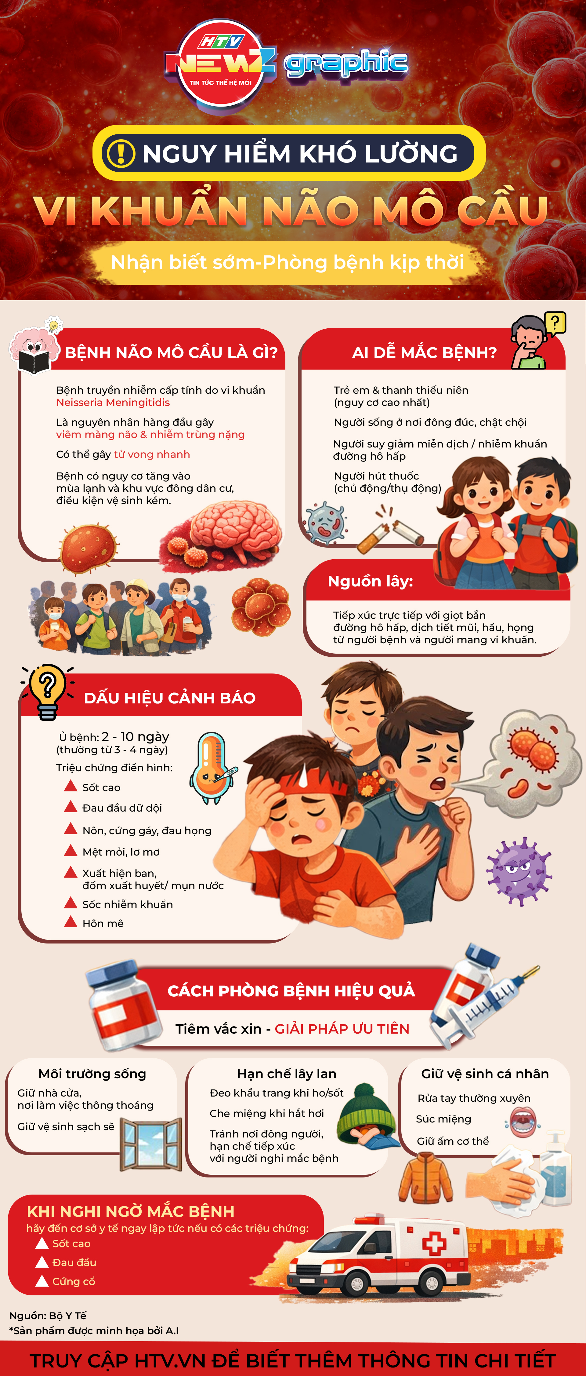 NewZgraphic: Vi khuẩn não mô cầu - Nguy hiểm khó lường!- Ảnh 1.