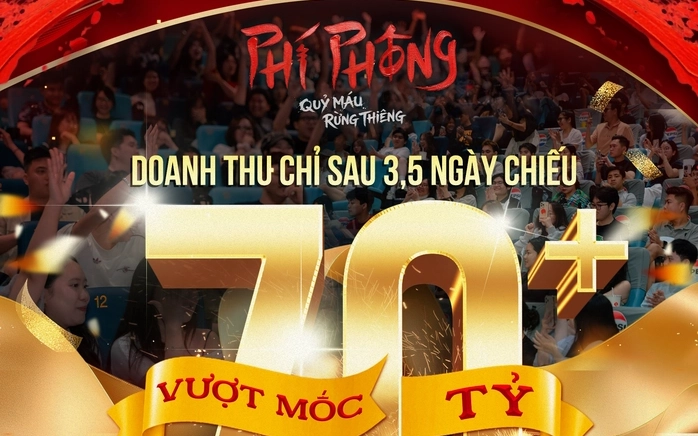 Phim Phí Phông thu hơn 70 tỉ đồng sau hơn 3 ngày khởi chiếu
