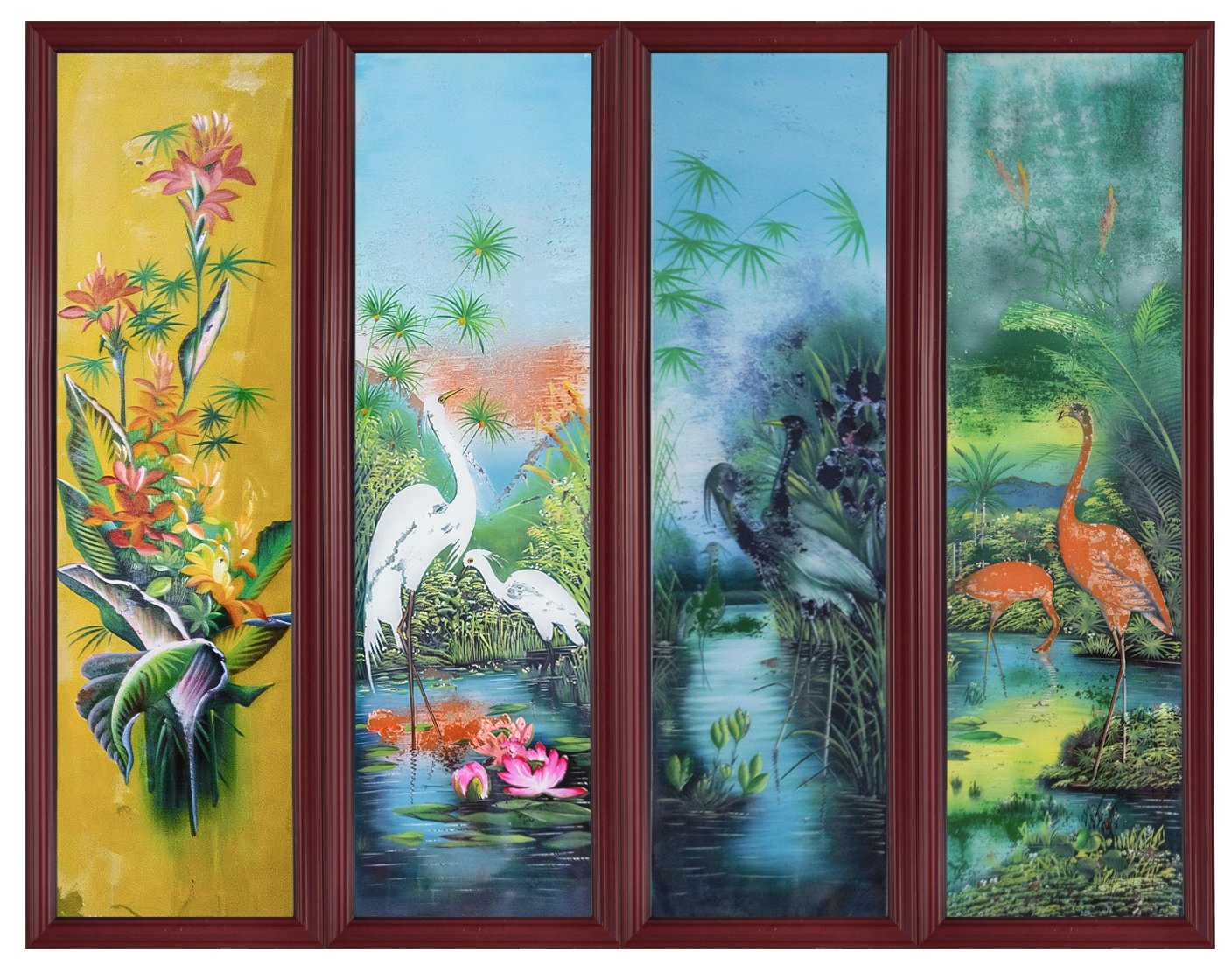 Tái hiện dòng tranh kiếng Nam Bộ - Ảnh 2.