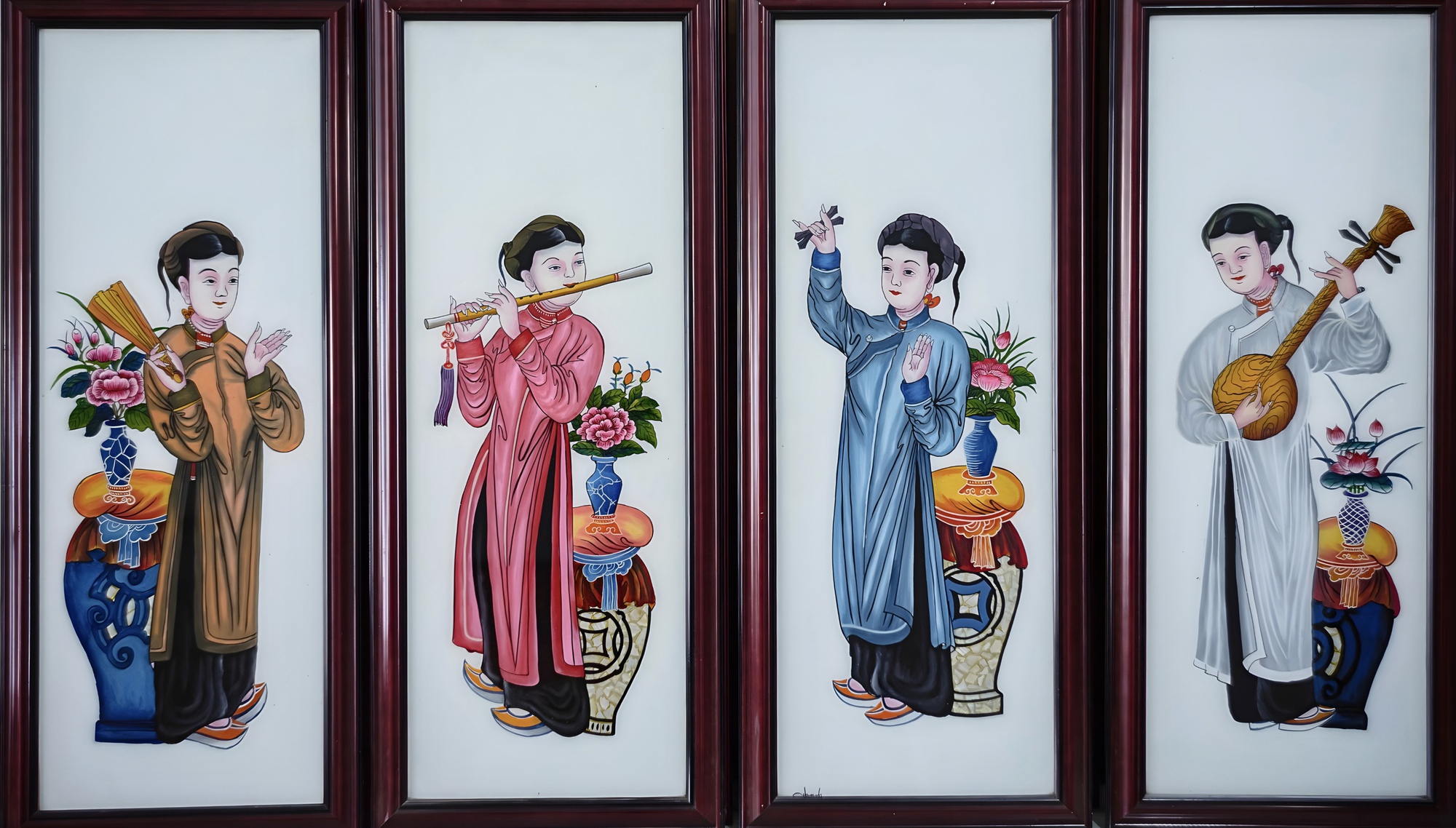 Tái hiện dòng tranh kiếng Nam Bộ - Ảnh 3.