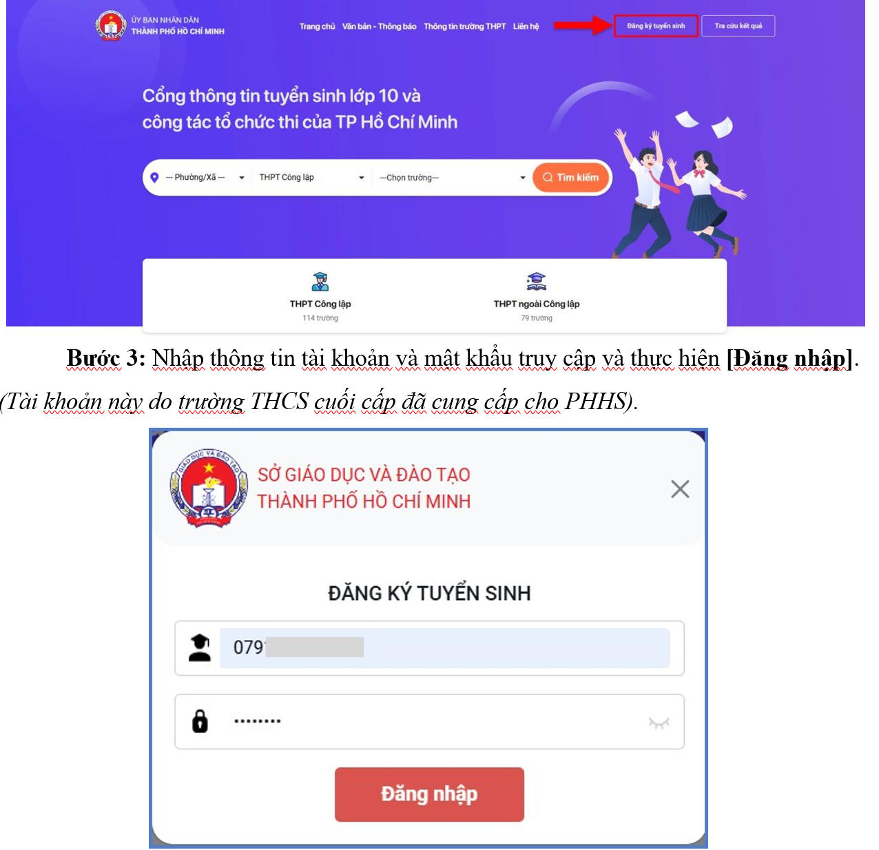 Clip hướng dẫn đăng ký nguyện vọng lớp 10 của Sở GD-ĐT TP.HCM - Ảnh 2.