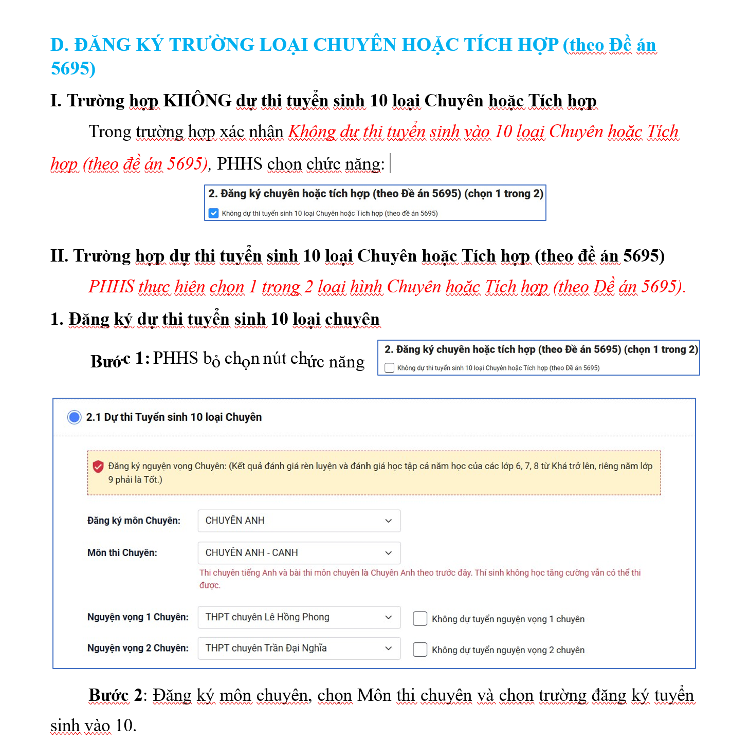 Clip hướng dẫn đăng ký nguyện vọng lớp 10 của Sở GD-ĐT TP.HCM - Ảnh 5.