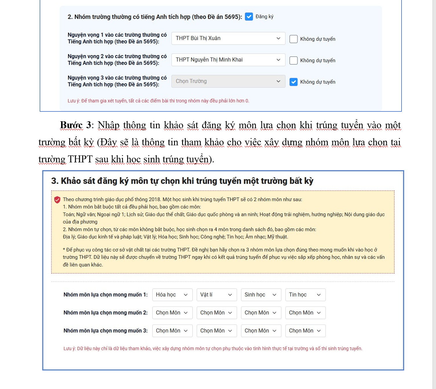 Clip hướng dẫn đăng ký nguyện vọng lớp 10 của Sở GD-ĐT TP.HCM - Ảnh 7.