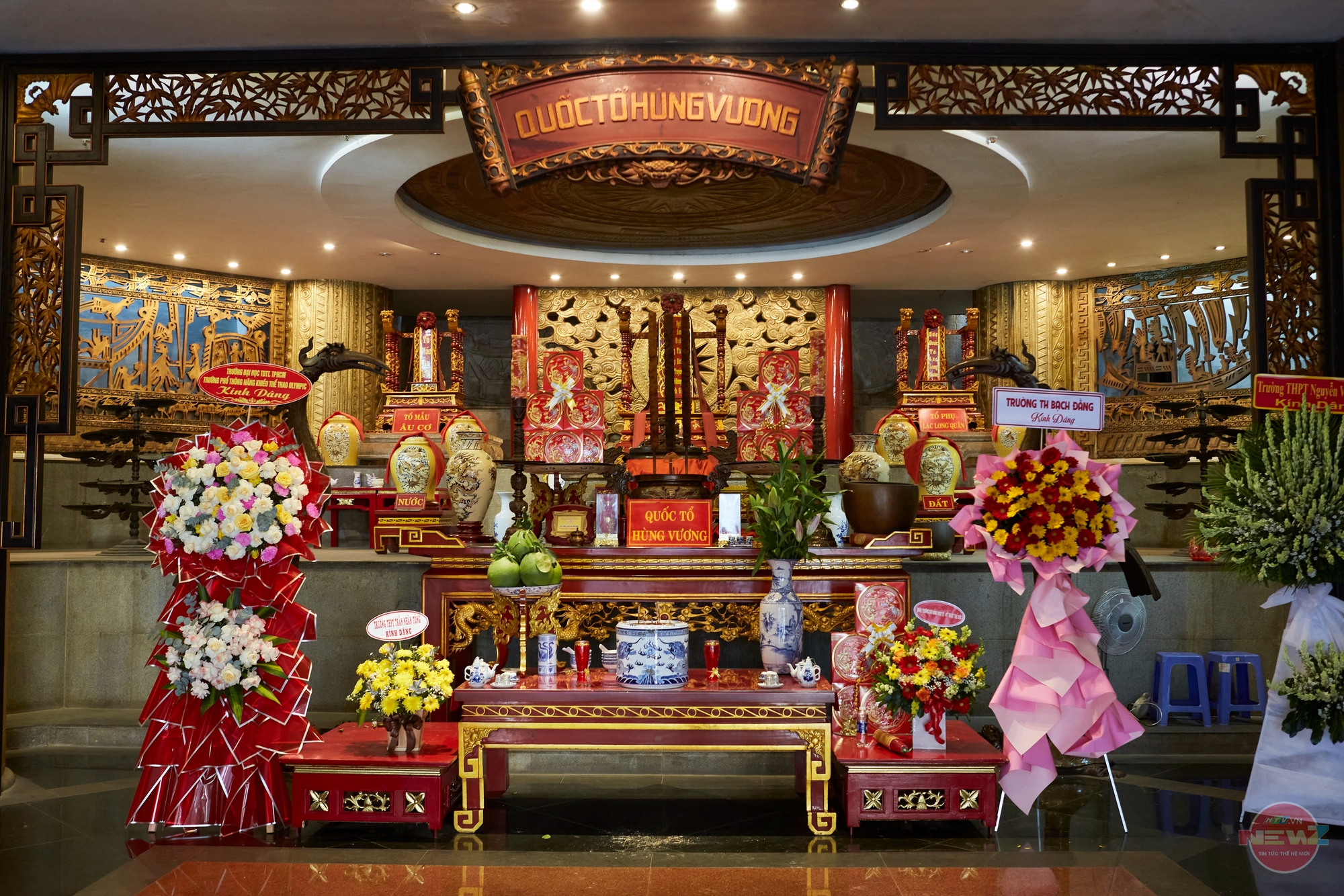 Ghé thăm Đền tưởng niệm các Vua Hùng ở TP.HCM dịp Giỗ Tổ Hùng Vương - Ảnh 19.