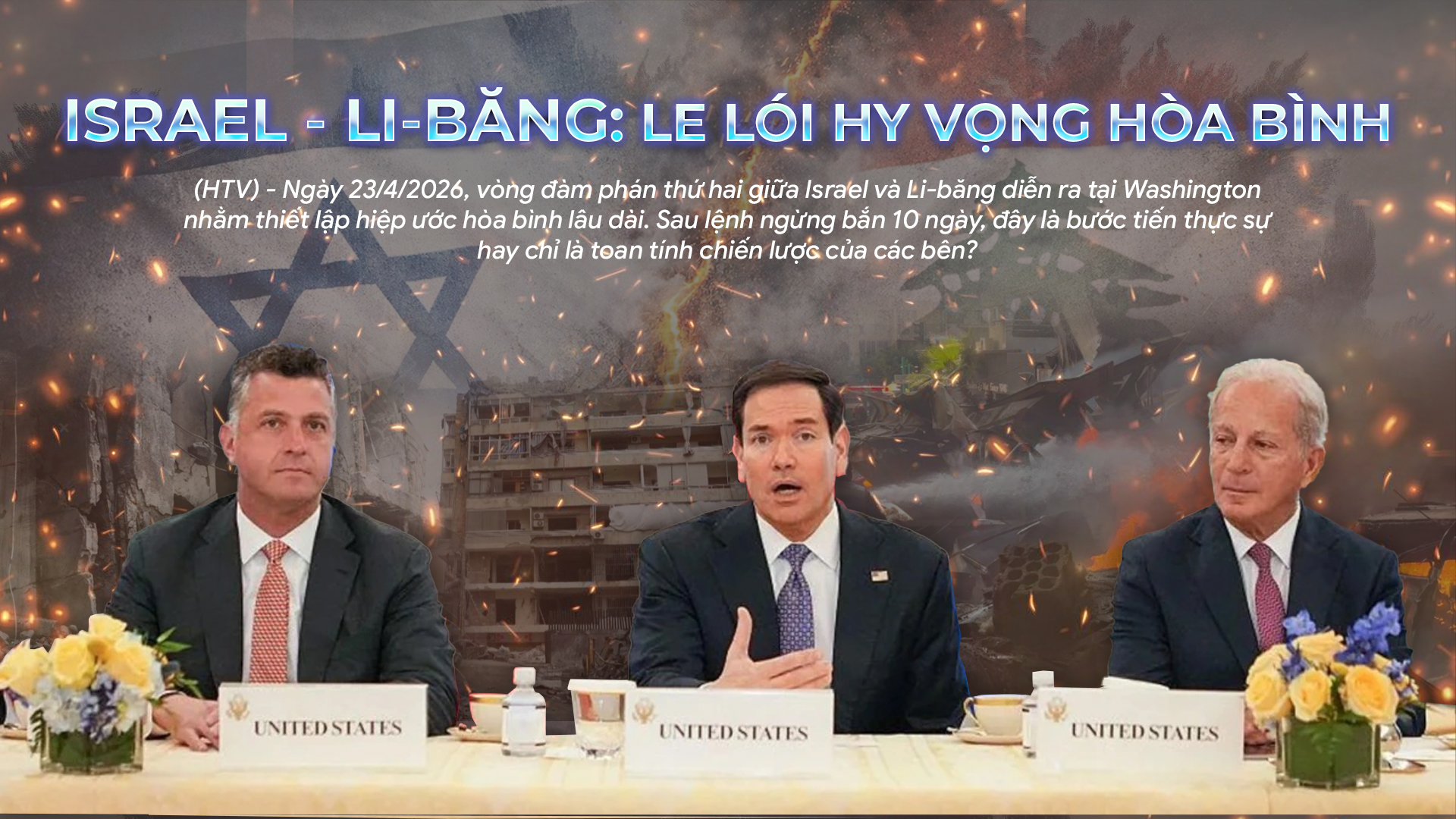 Israel - Li-băng: Le lói hy vọng hoà bình