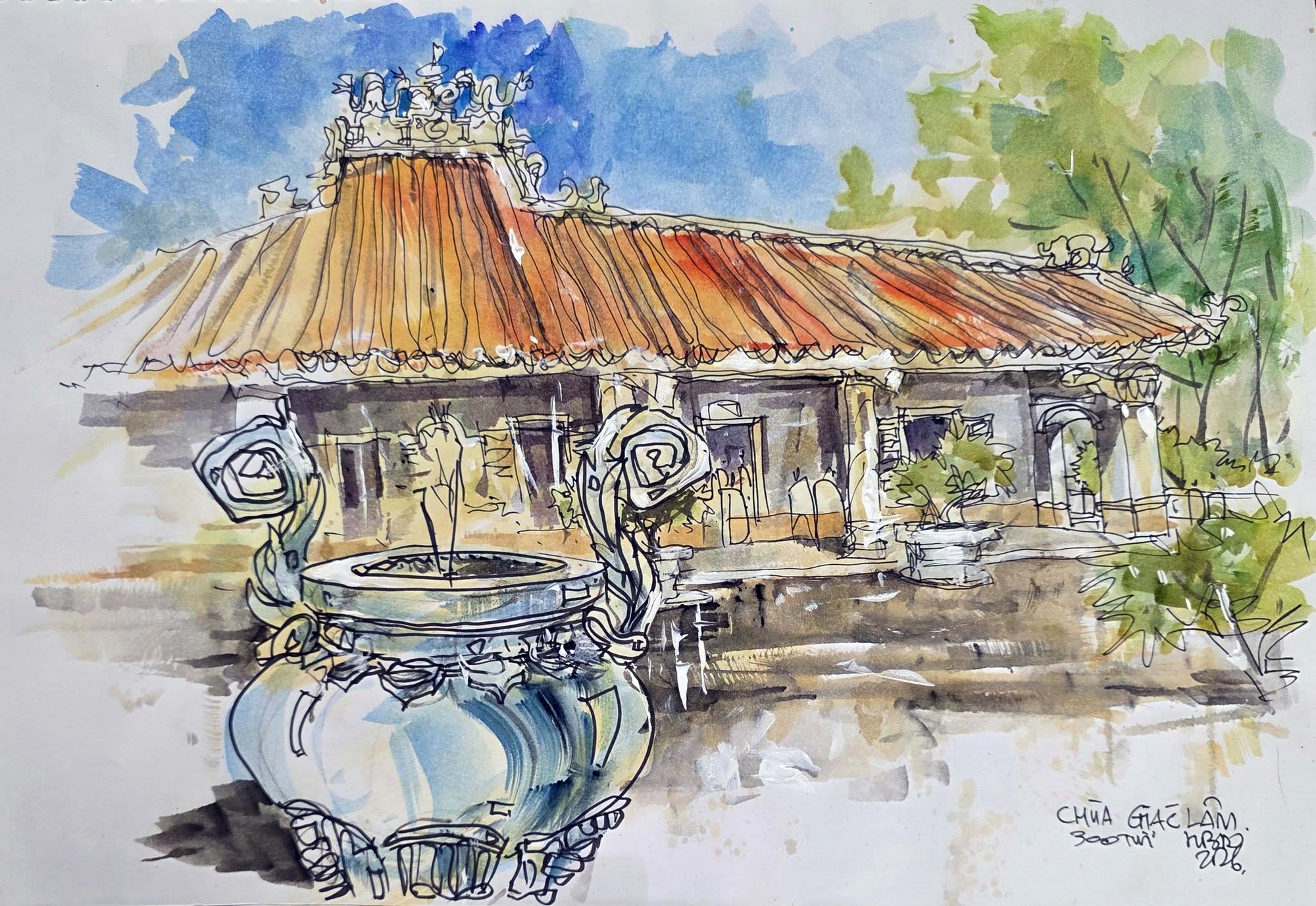 Chùa Giác Lâm ở trung tâm TP. Hồ Chí Minh- Ảnh 4.