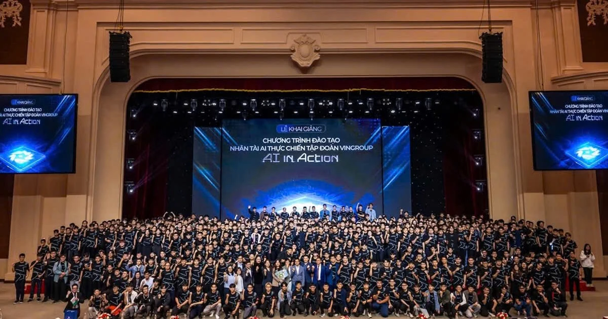 500 học viên đầu tiên được đào tạo theo chương trình nhân tài AI