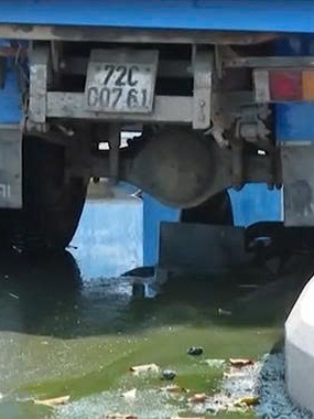 Xử lý nhanh vụ đọng nước thải tại khu vực Bãi trước - Vũng Tàu