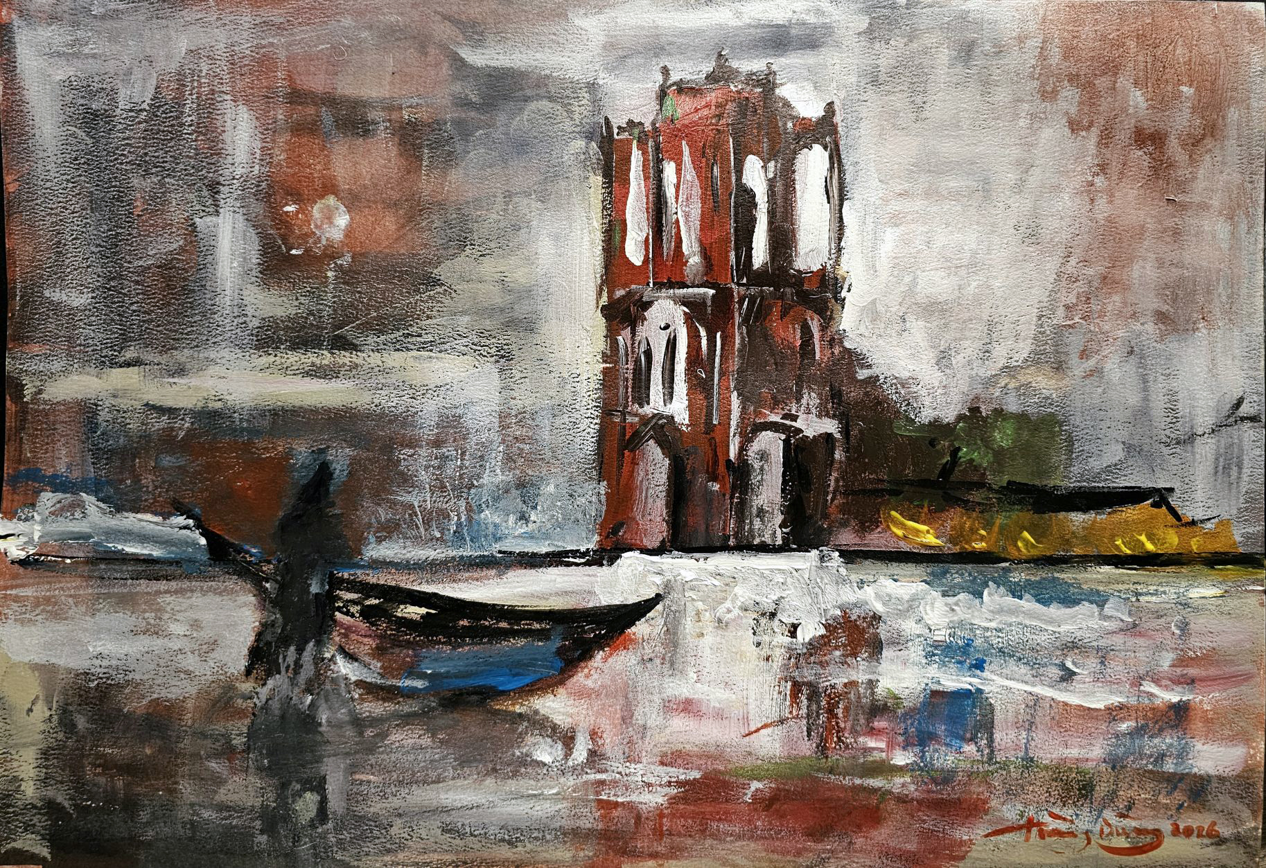 Phế tích nhà thờ trăm tuổi tại làng chài đã bị biển "nuốt chửng"- Ảnh 4.