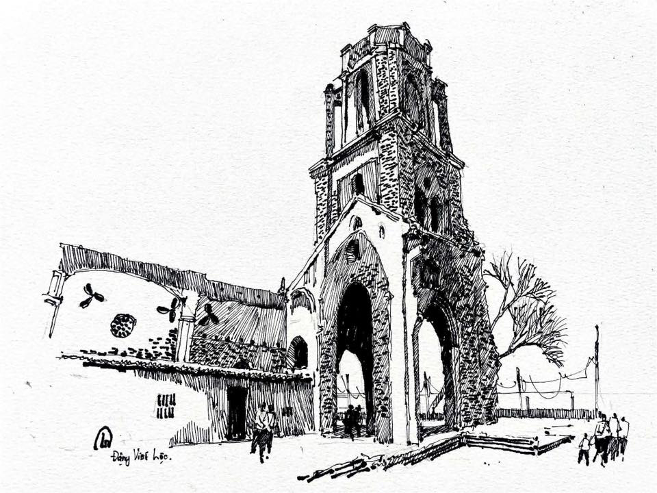 Phế tích nhà thờ trăm tuổi tại làng chài đã bị biển "nuốt chửng"- Ảnh 8.