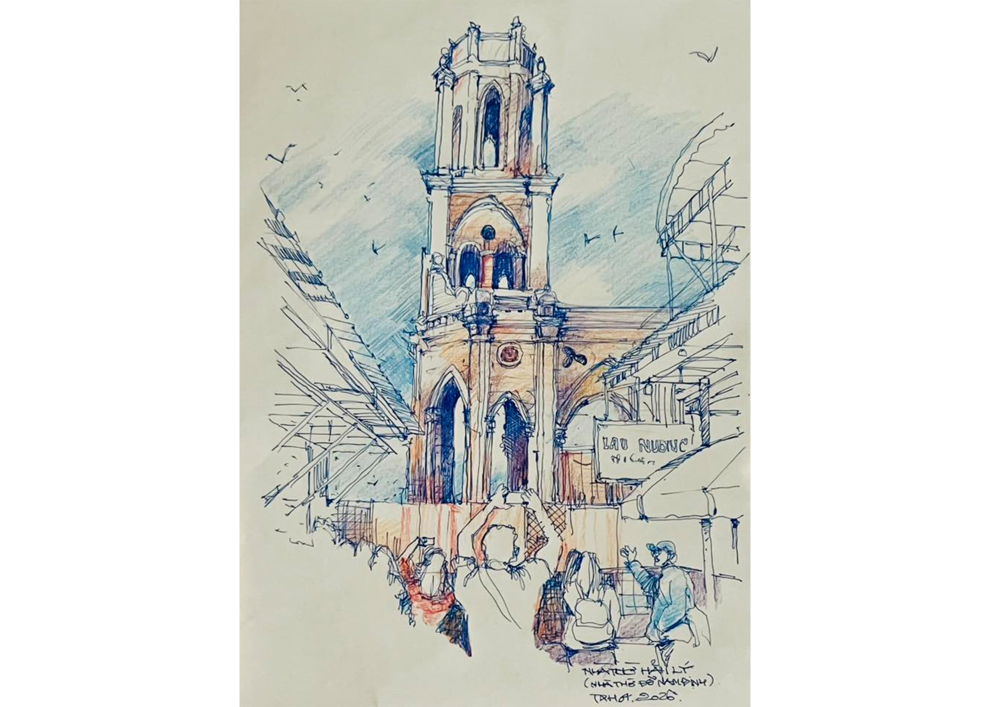 Phế tích nhà thờ trăm tuổi tại làng chài đã bị biển "nuốt chửng"- Ảnh 11.