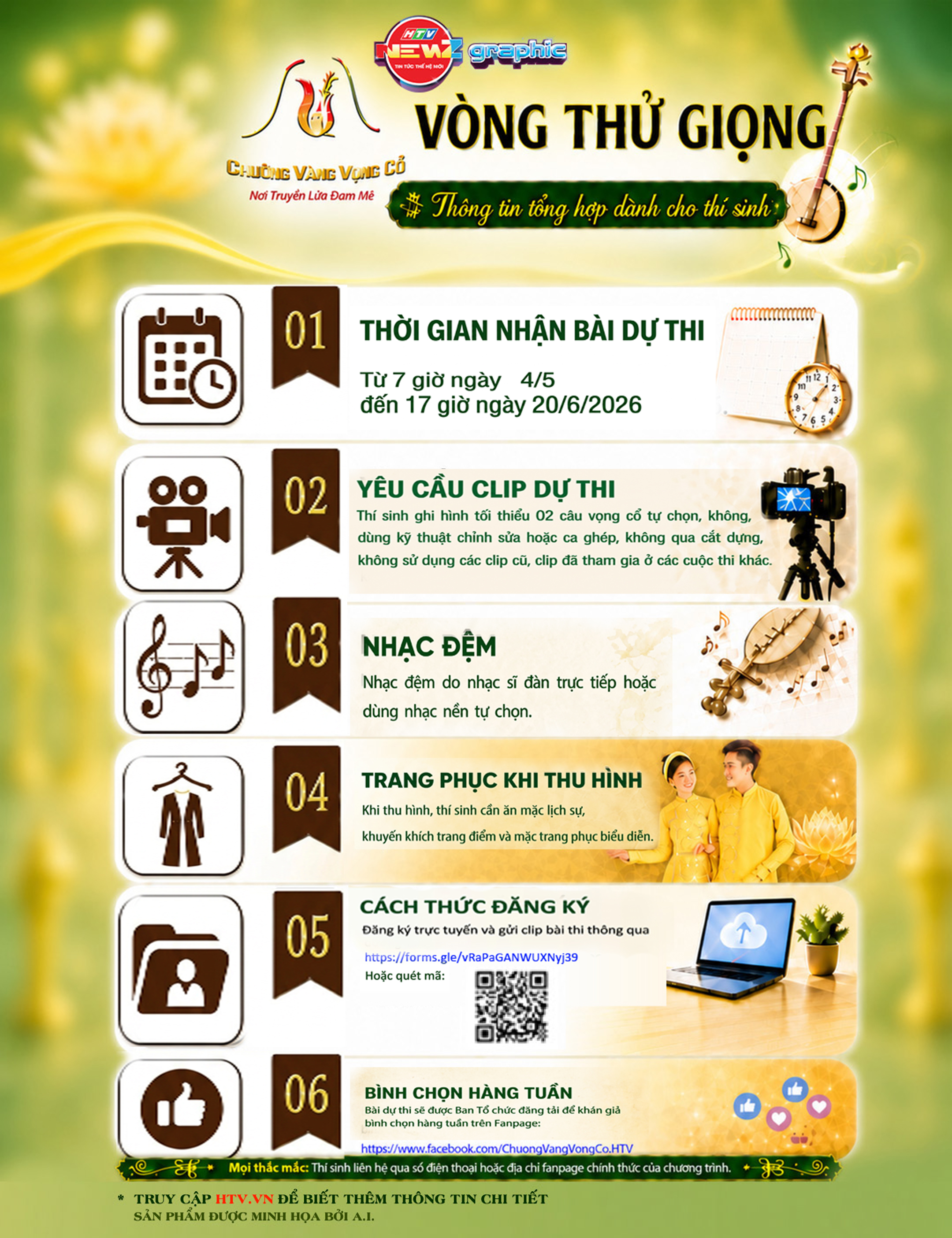 Khởi động Vòng thử giọng Chuông vàng vọng cổ 2026 - Ảnh 1.