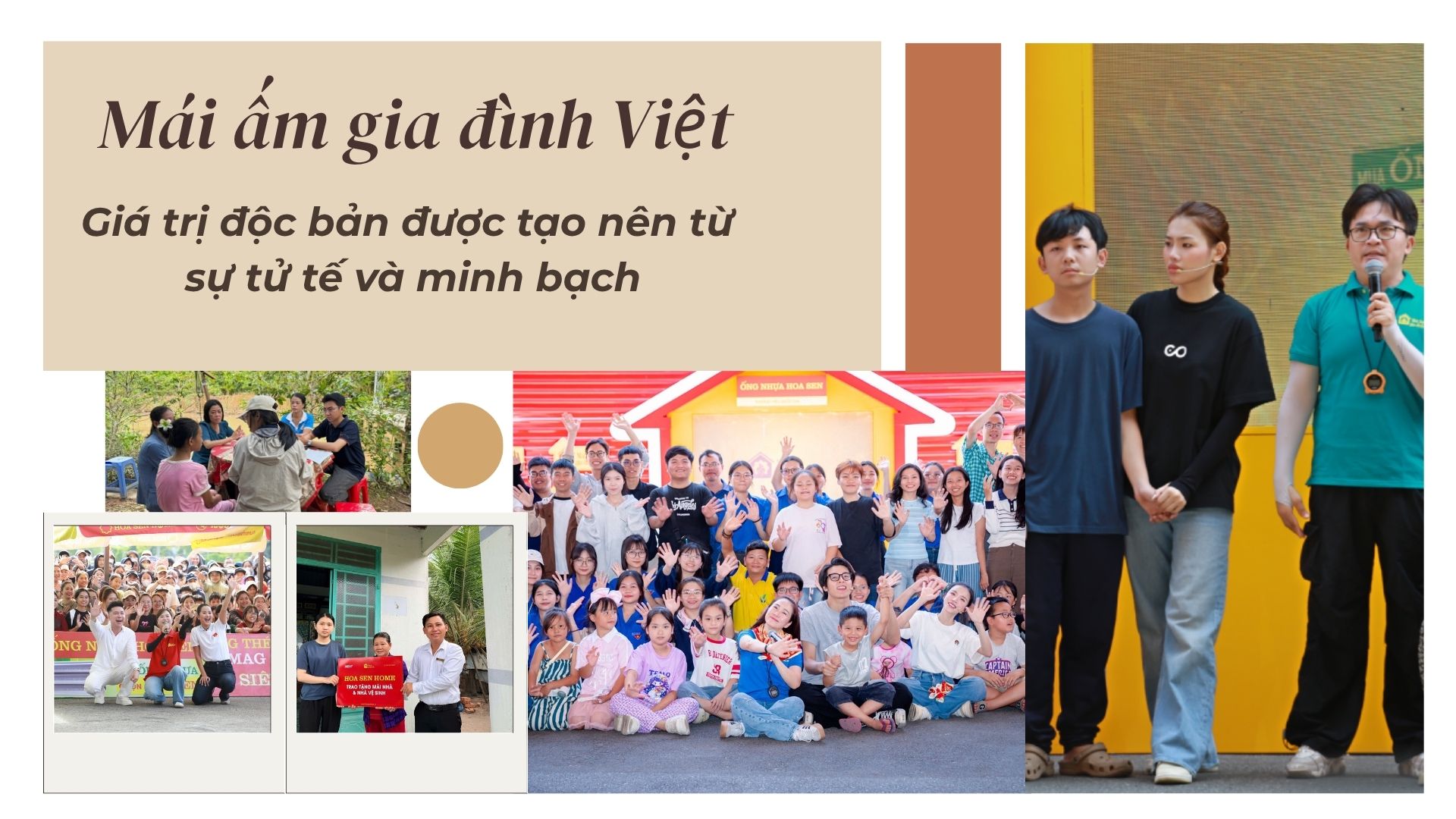 Mái ấm gia đình Việt: Giá trị được tạo nên từ sự tử tế và minh bạch