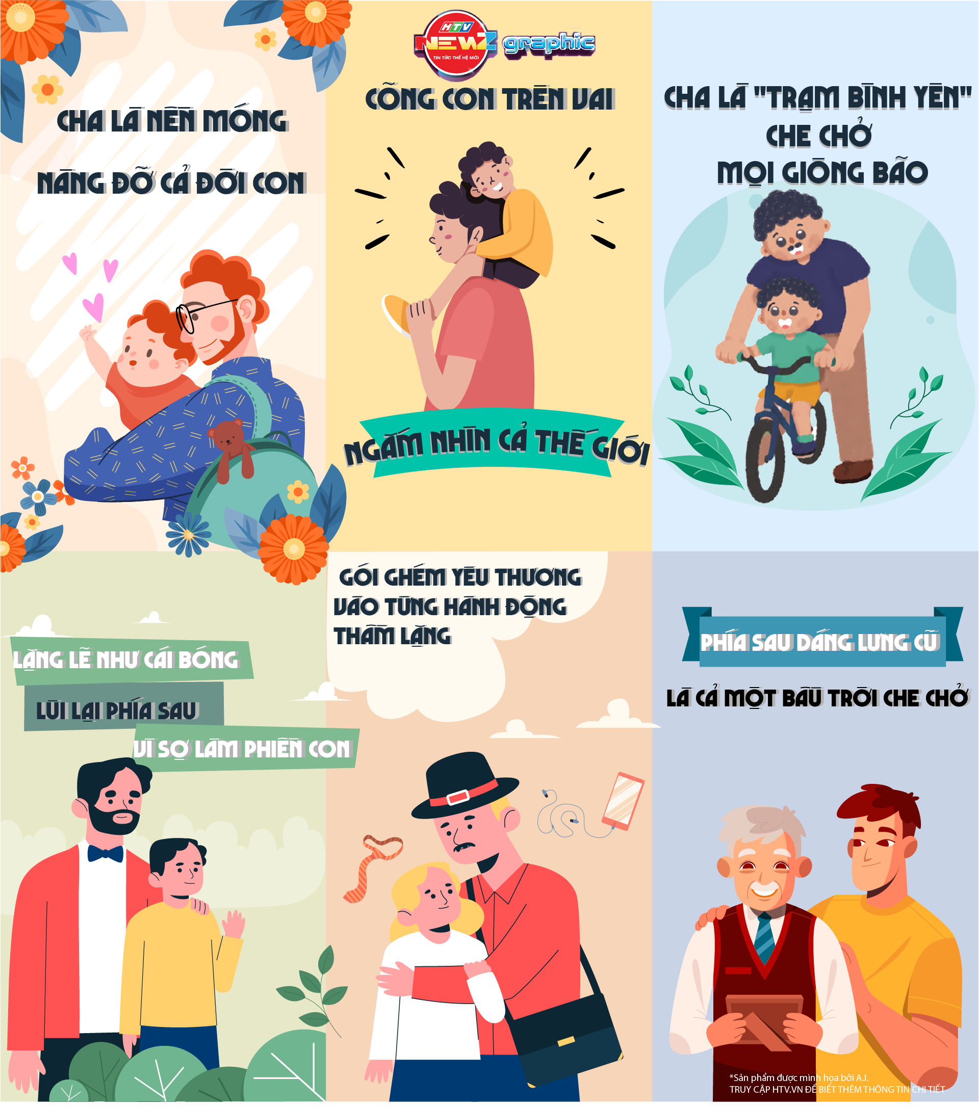 NewZgraphic: Ngày của Cha: Gọi tên những hy sinh thầm lặng- Ảnh 2. NewZgraphic: Ngày của Cha: Gọi tên những hy sinh thầm lặng- Ảnh 2.