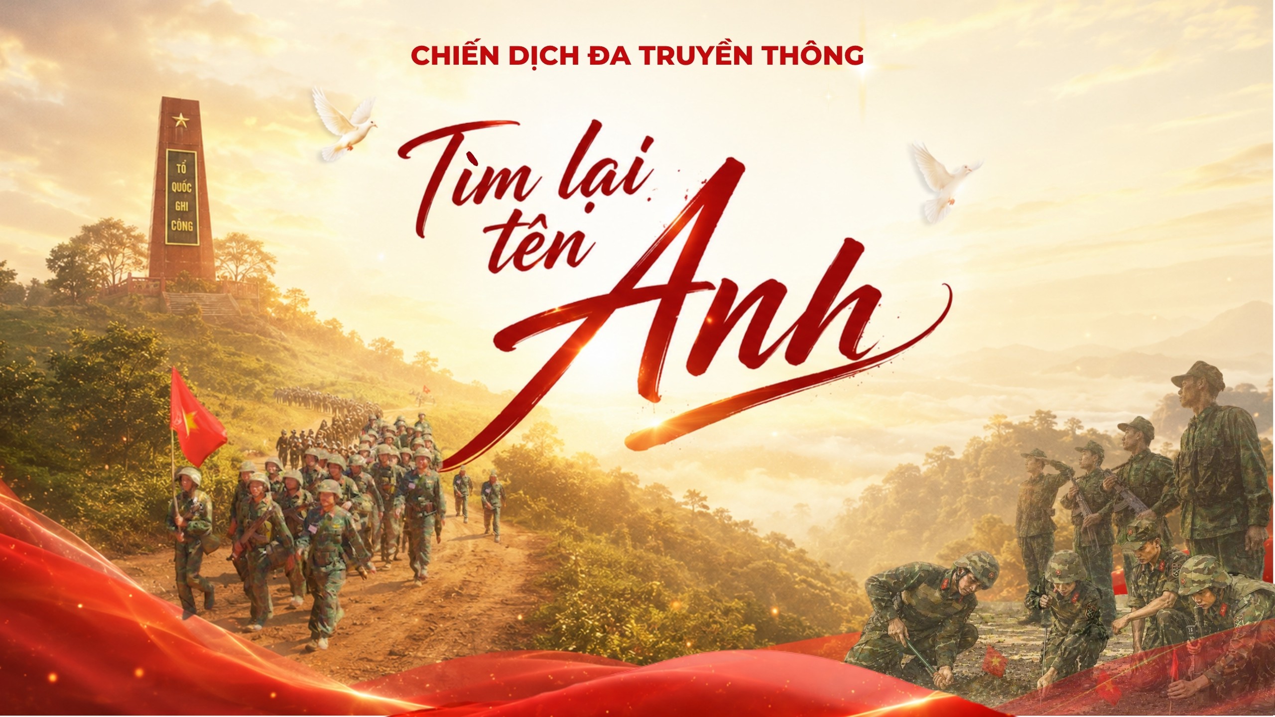 HTV phát động Chiến dịch Đa truyền thông "Tìm lại tên anh" Nơi nhận và lan tỏa lòng tri ân của người dân, đồng hành cùng hành trình tìm kiếm và xác định danh tính các Anh hùng liệt sĩ