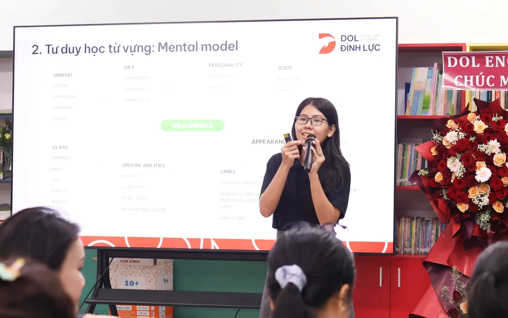 Giáo viên tiếng Anh hào hứng tìm hiểu phương pháp tư duy Linearthinking