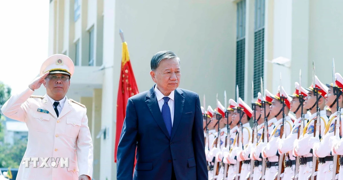 Tổng Bí thư, Chủ tịch nước Tô Lâm thăm Học viện Kỹ thuật và Công nghệ an ninh