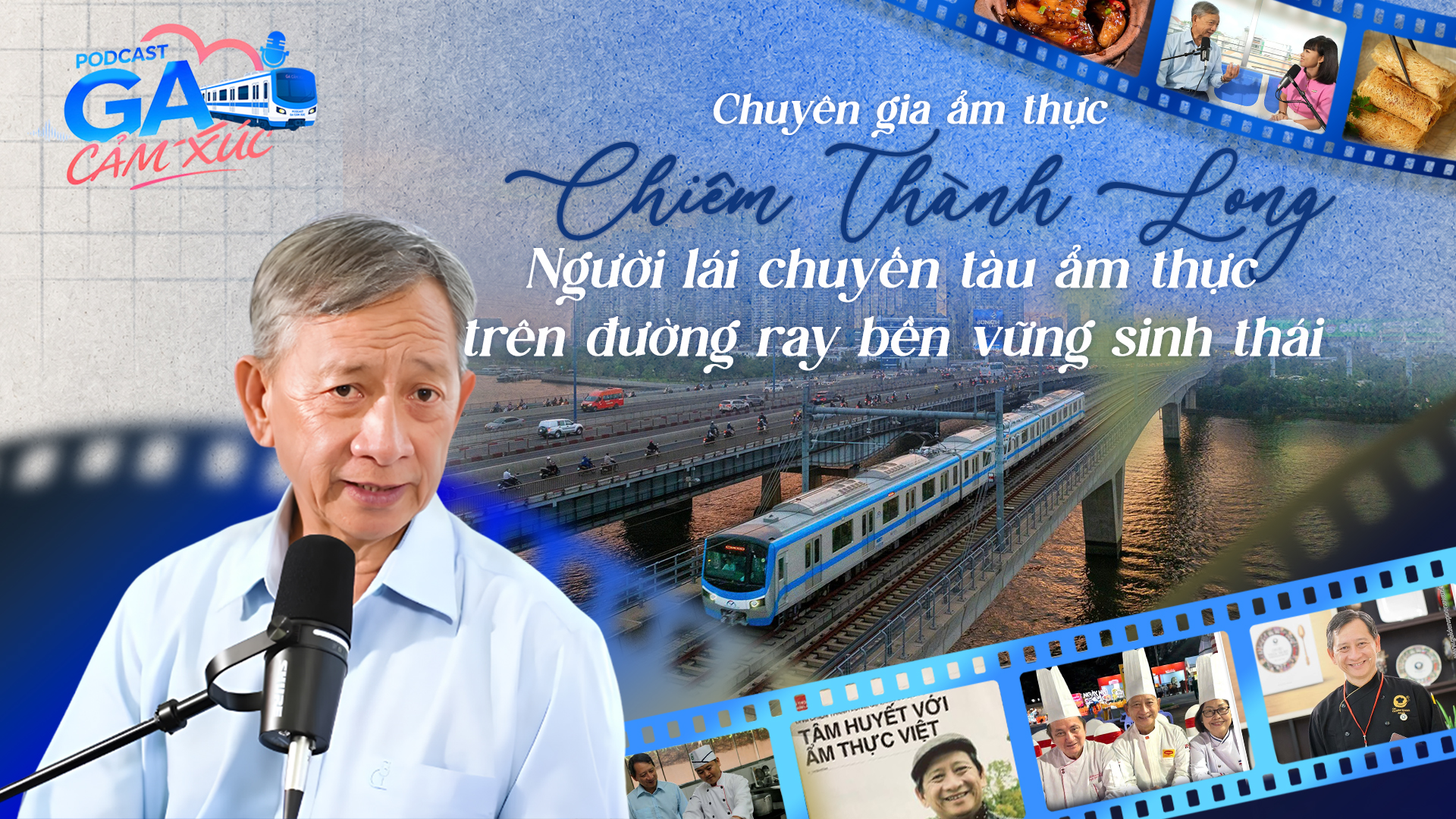 Người lái chuyến tàu ẩm thực trên đường ray bền vững sinh thái