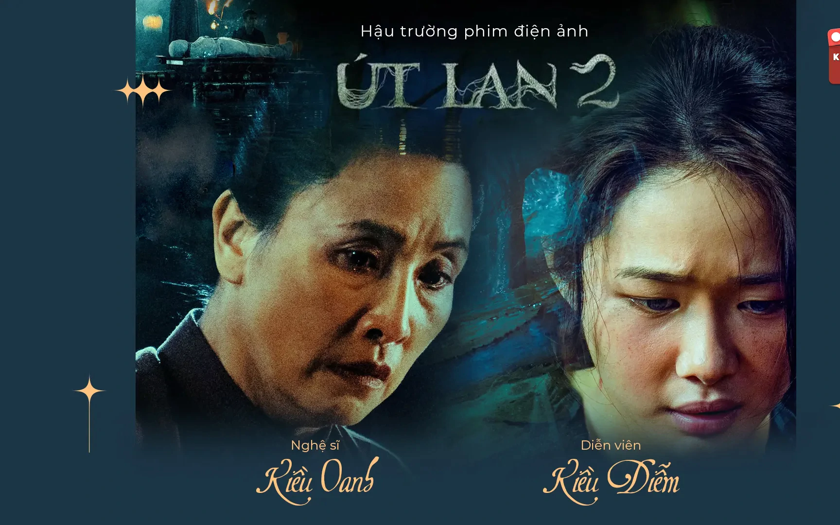 Khung hình thứ 25: Kiều Oanh, Kiều Diễm “lăn xả” giữa rừng sâu để làm “Út Lan 2” và những chuyển động đáng chú ý của điện ảnh Việt tuần này