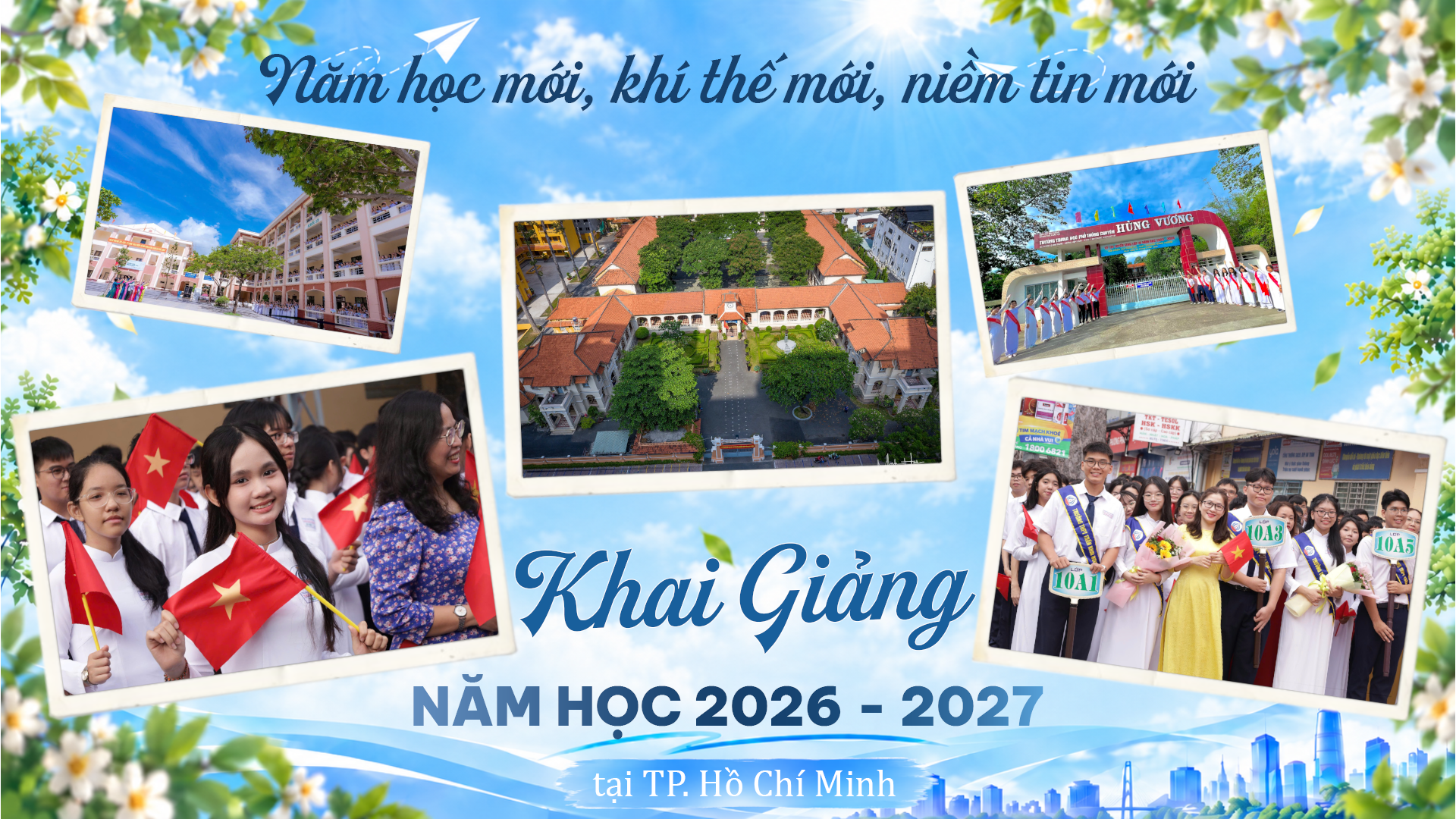 Khai giảng năm học 2026-2027 tại TP. Hồ Chí Minh:
Năm học mới, khí thế mới, niềm tin mới